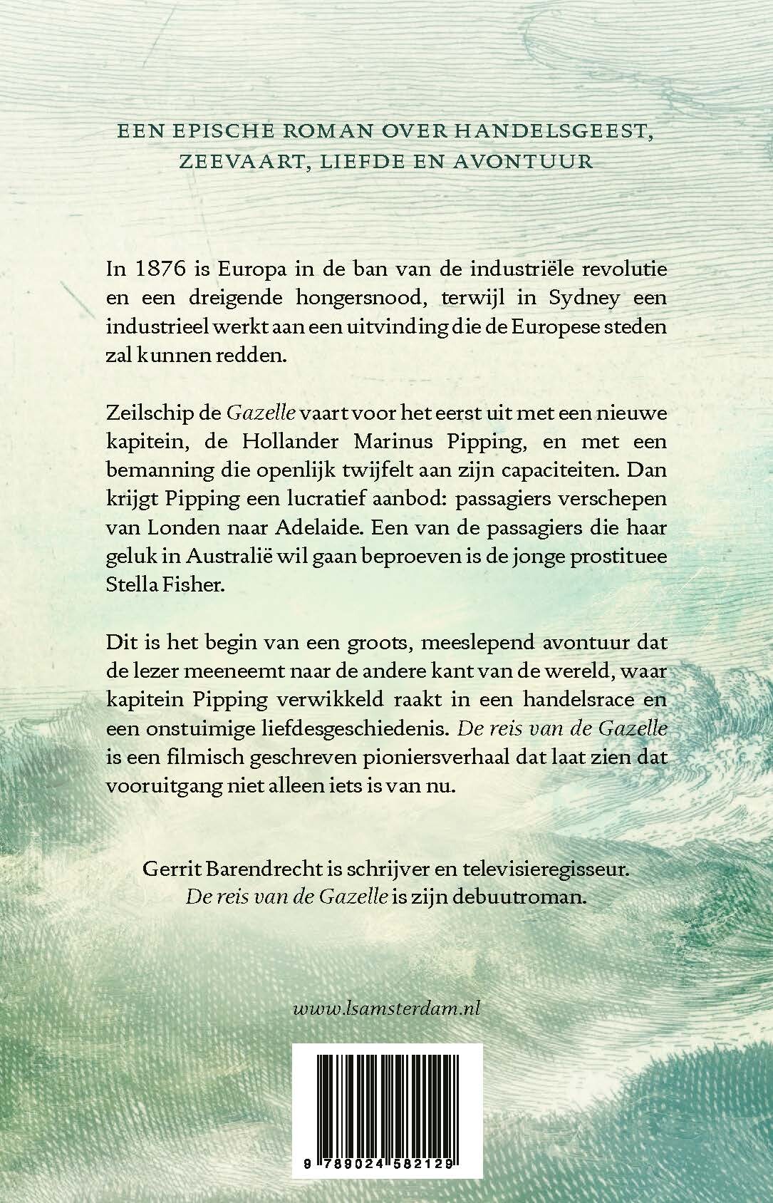 De reis van de gazelle achterkant