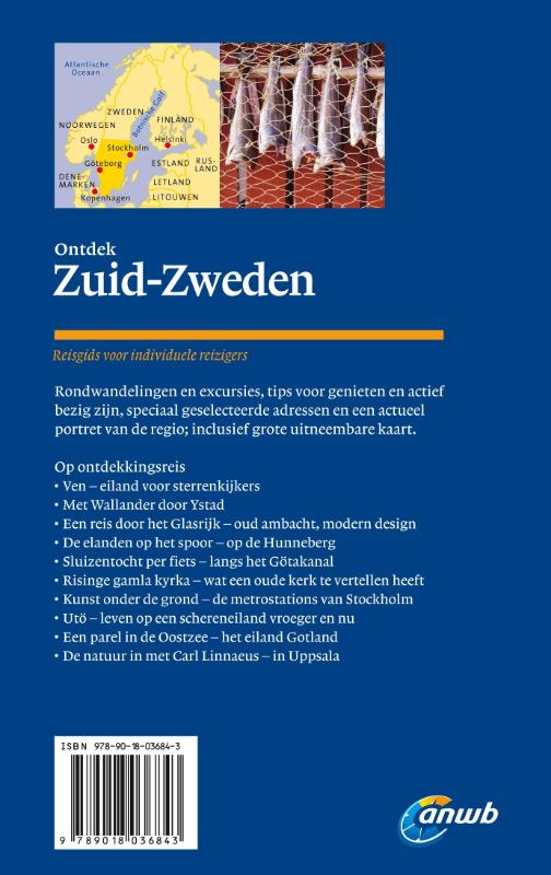 Zuid Zweden / ANWB provinciegids achterkant