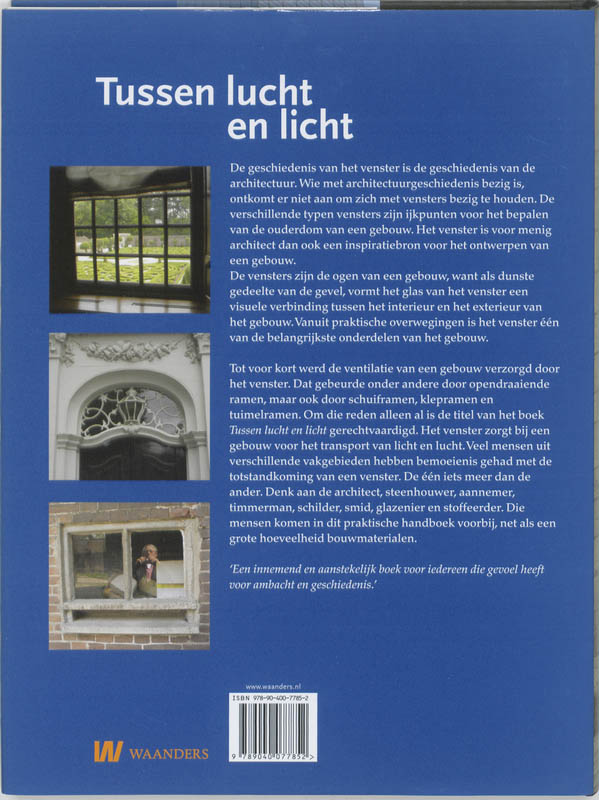 Tussen lucht en licht achterkant
