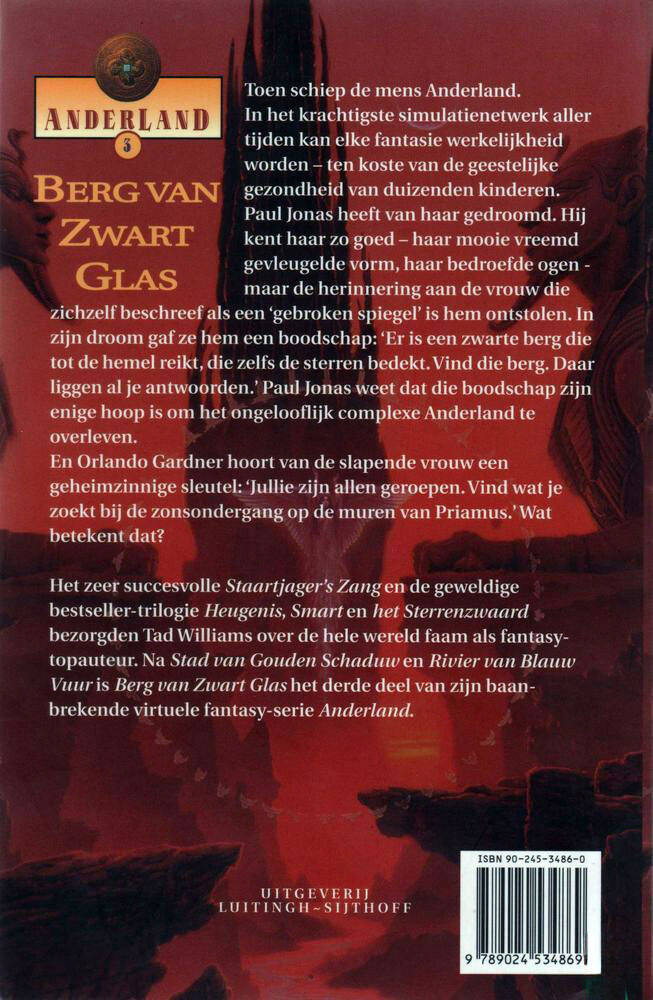 Berg van zwart glas / Anderland / 3 achterkant