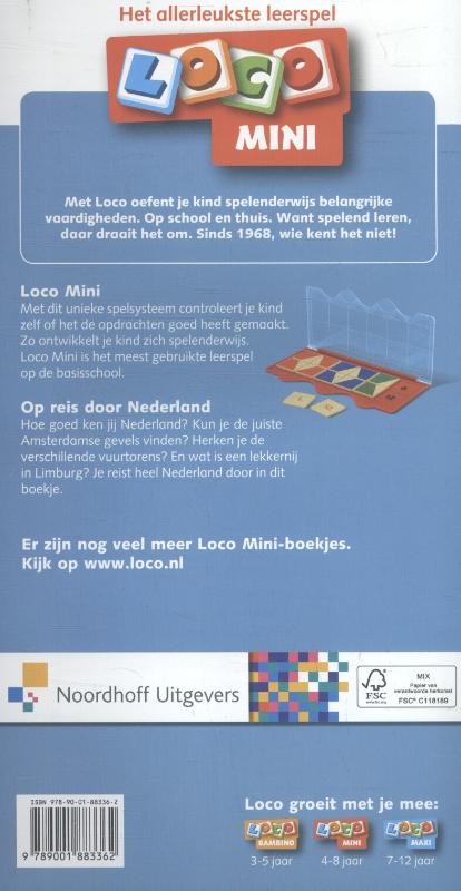 Loco Mini  -   Op reis door Nederland achterkant