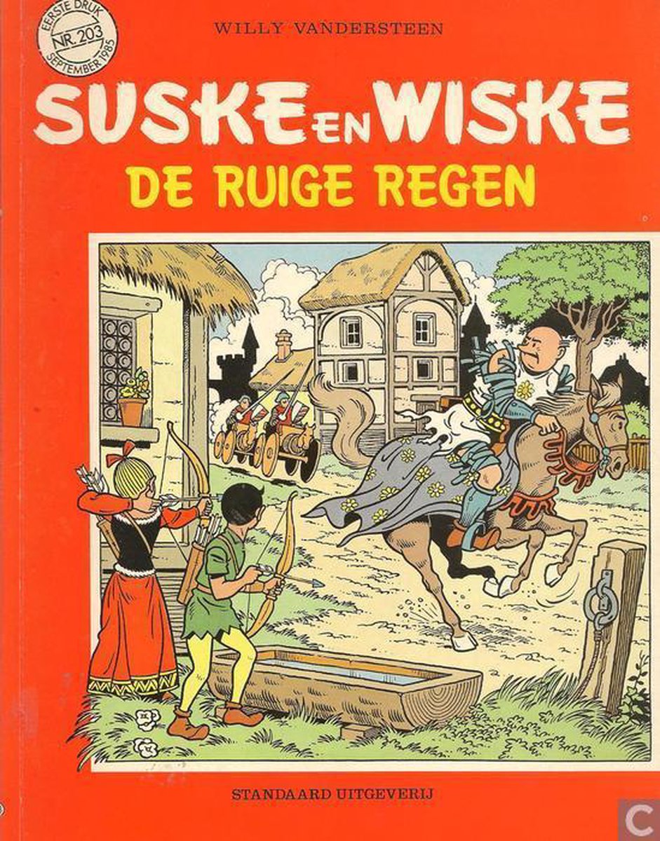 Willy Vandersteen De Ruige Regen / Suske En Wiske Klassiek Rode Reeks / 203