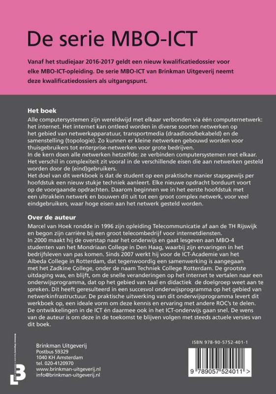 Netwerkinfrastructuur / Werkboek / MBO-ICT achterkant