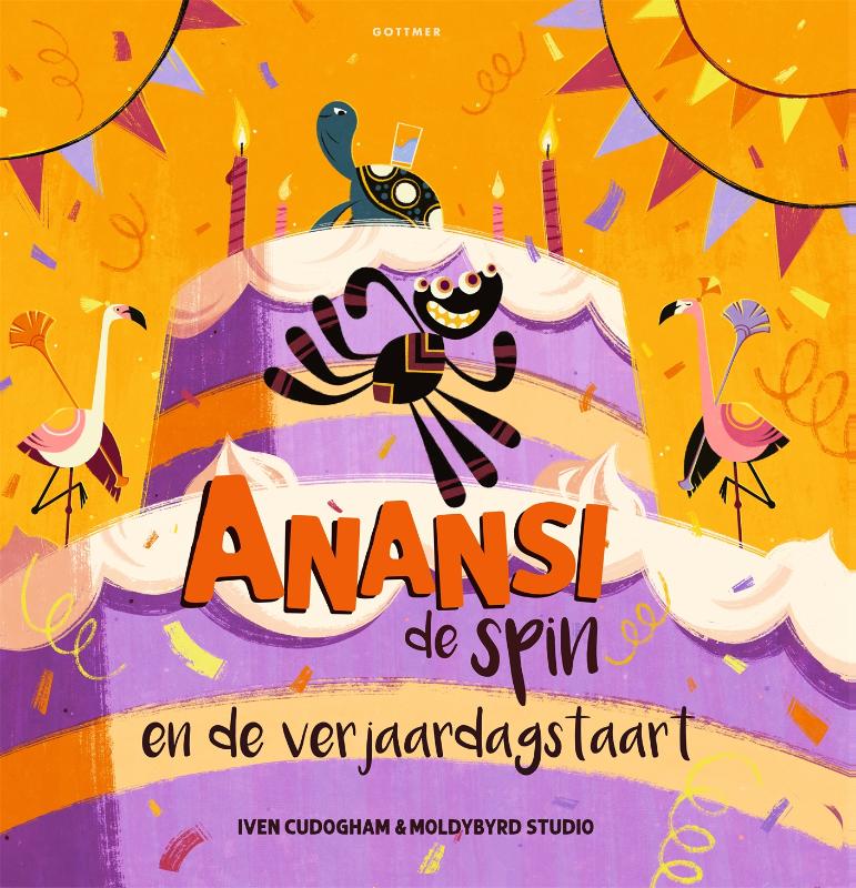 Anansi de spin en de verjaardagstaart / Anansi de spin