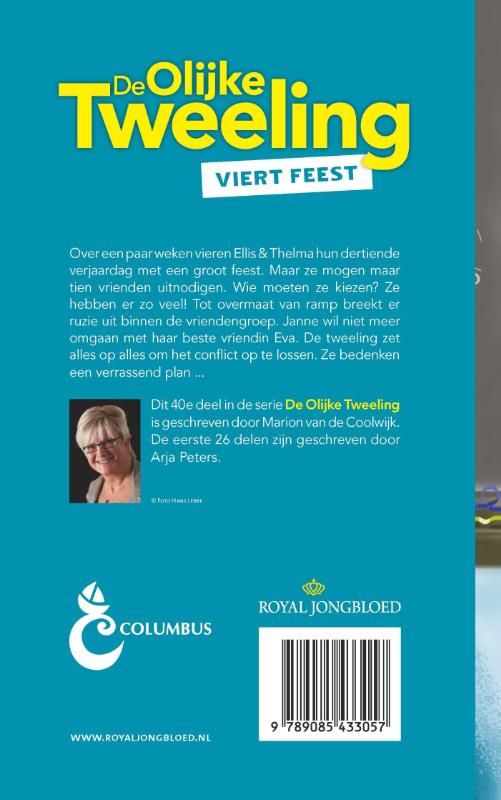 De olijke tweeling viert feest / De olijke tweeling / 40 achterkant