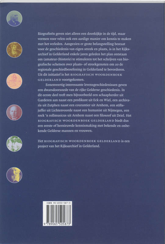 Biografisch woordenboek Gelderland / 1 achterkant