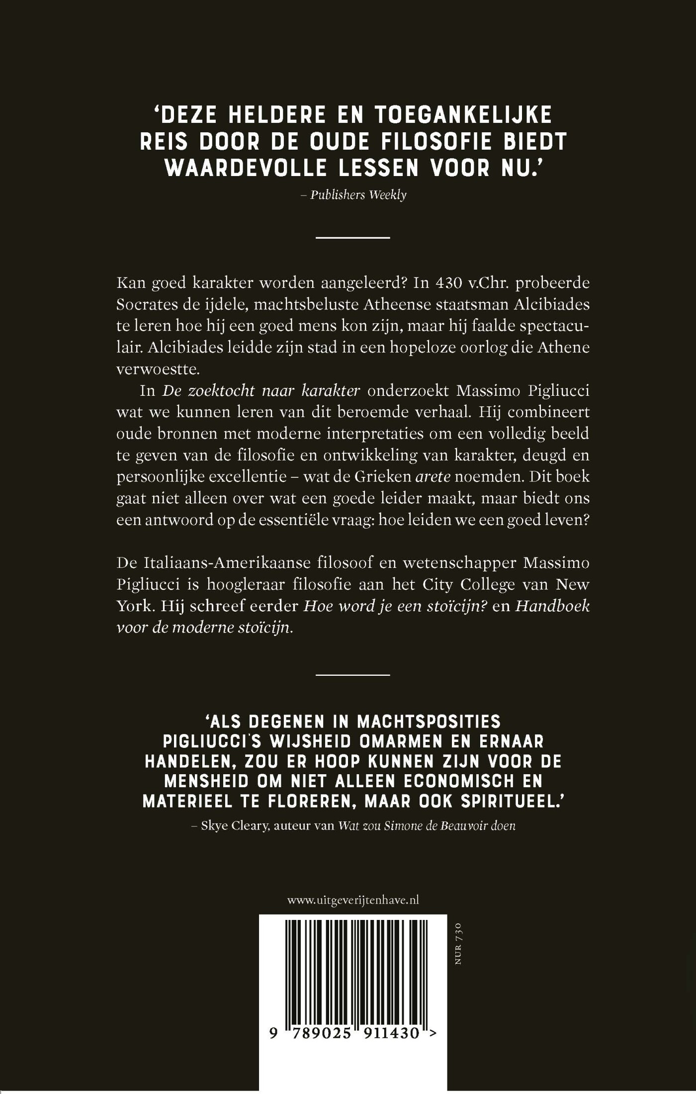 De zoektocht naar karakter achterkant