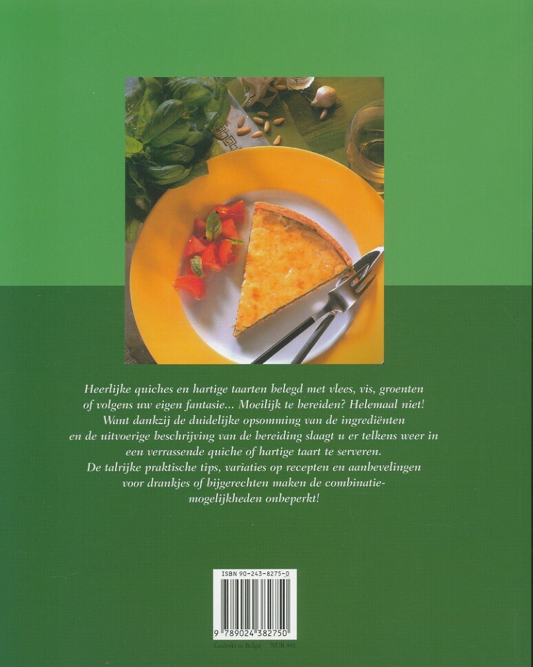 De lekkerste quiches en hartige taarten achterkant