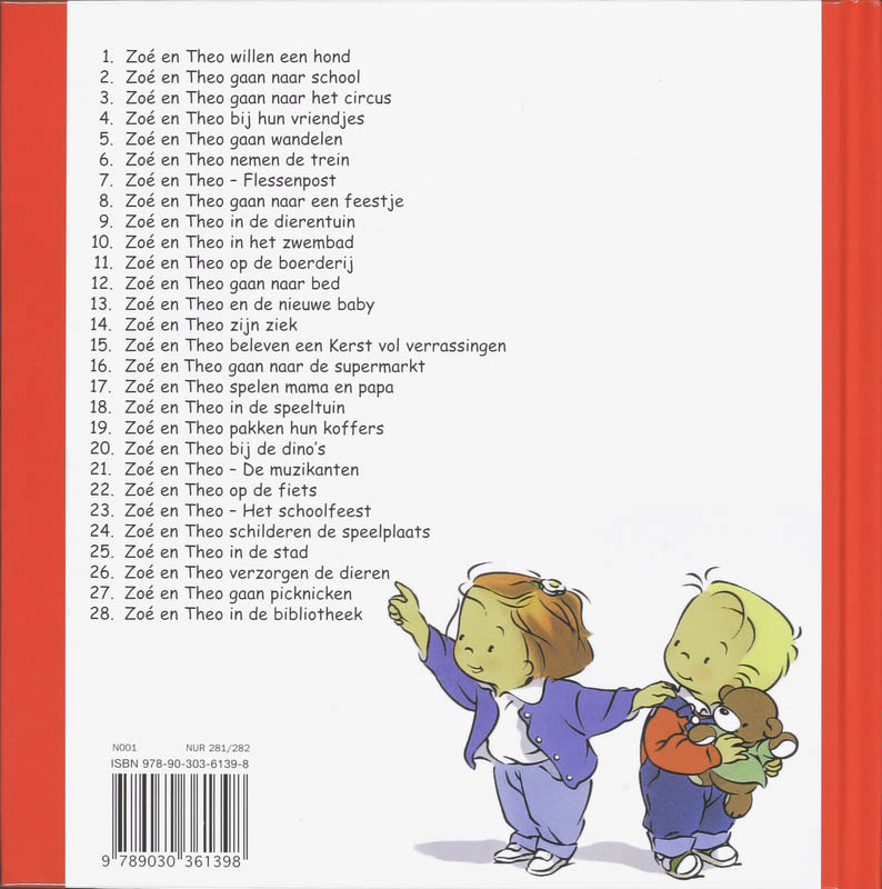 Zo? en Theo in de bibliotheek / Zo? en Theo / 28 achterkant