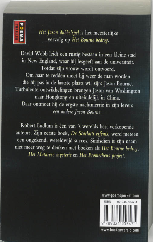 Het Jason dubbelspel Film editie achterkant