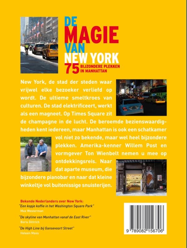 De magie van New York achterkant