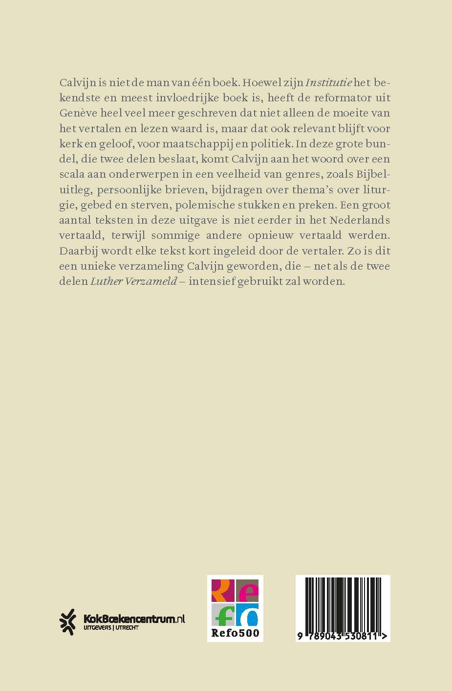 Calvijn verzameld achterkant