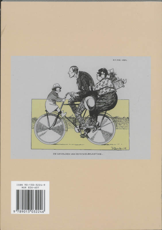 Over de loden last van het koperen fietsplaatje achterkant