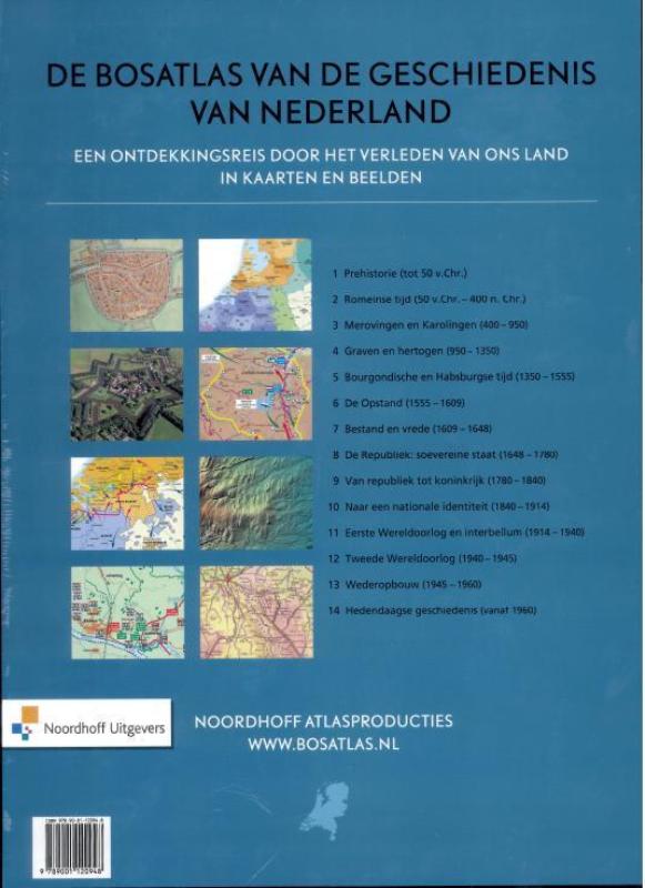 De Bosatlas van de geschiedenis van Nederland De Bosatlas van de geschiedenis van Nederland achterkant