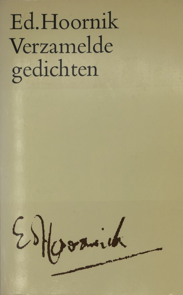 Hoornik Verzamelde Gedichten thumbnail