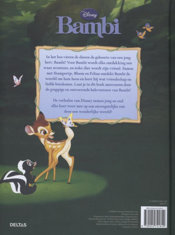 Disney Bambi achterkant