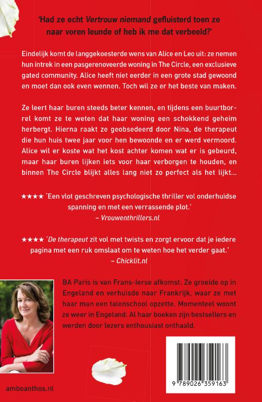 De therapeut achterkant