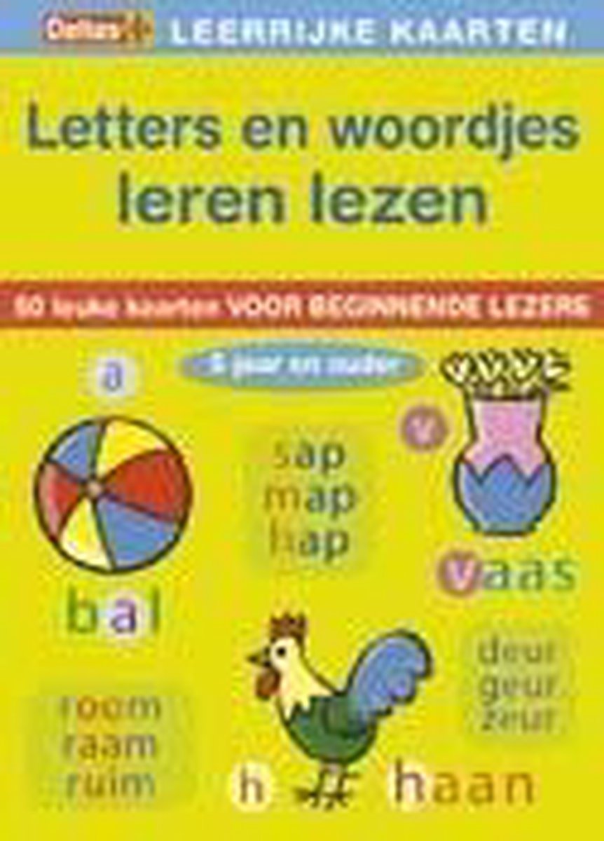 Letters En Woordjes Leren Lezen  Leerrijke Kaarten