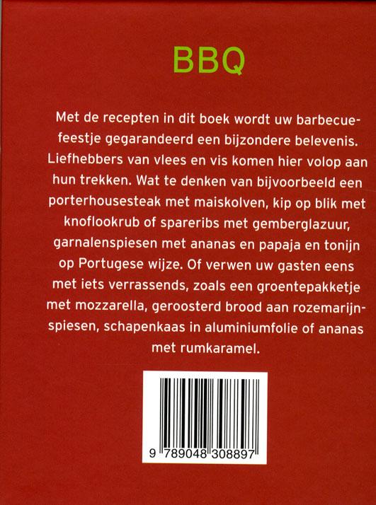 Bbq / Mini kookboekjes achterkant