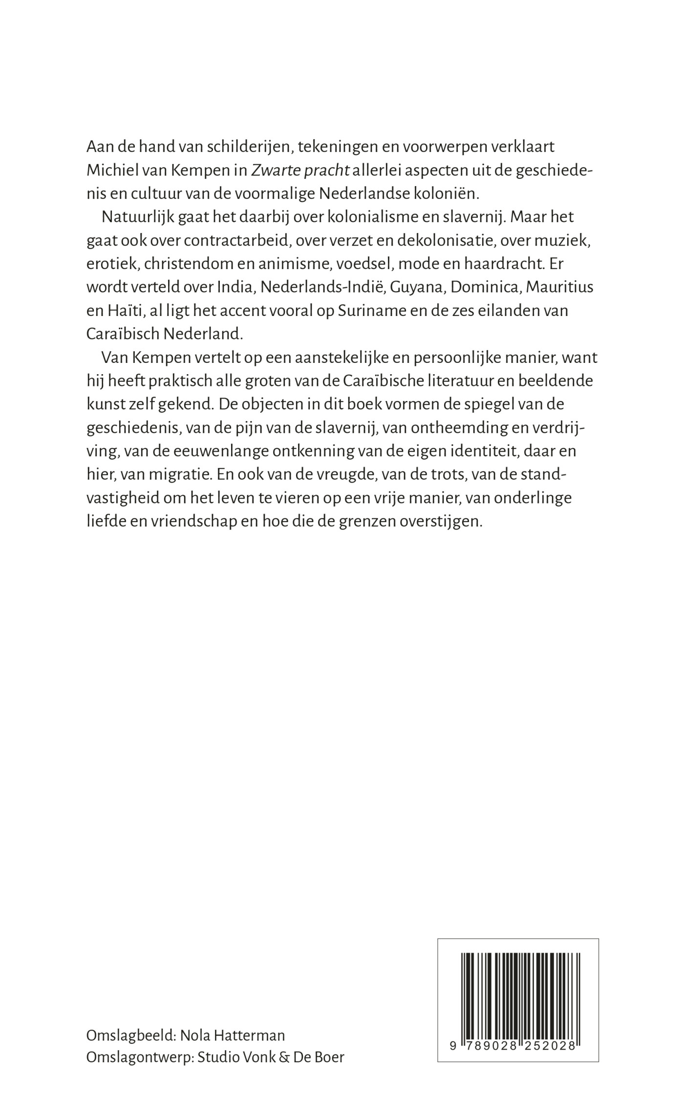 Zwarte pracht achterkant