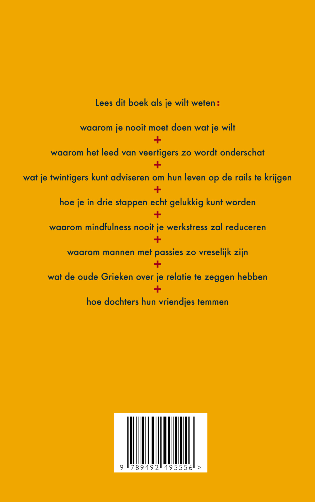 Het eeuwig tekort achterkant