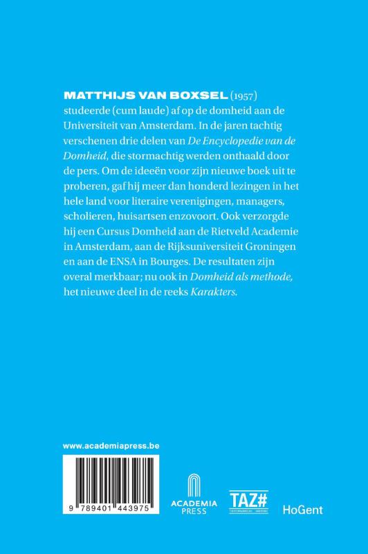 DOMHEID ALS METHODE achterkant