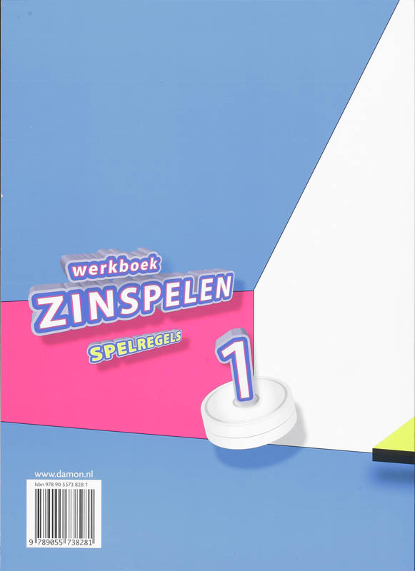 ZinSpelen 1 Spelregels Werkboek achterkant