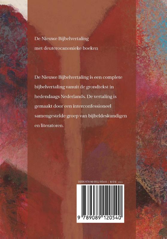 Bijbel Bijbel achterkant