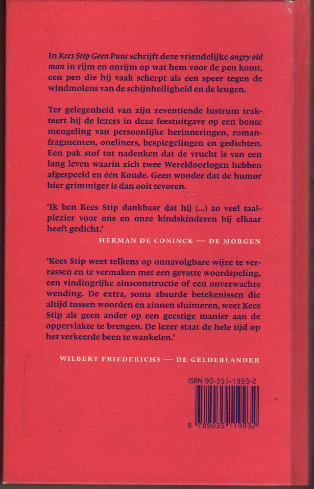 Geen punt achterkant