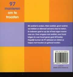 97 manieren om te troosten achterkant