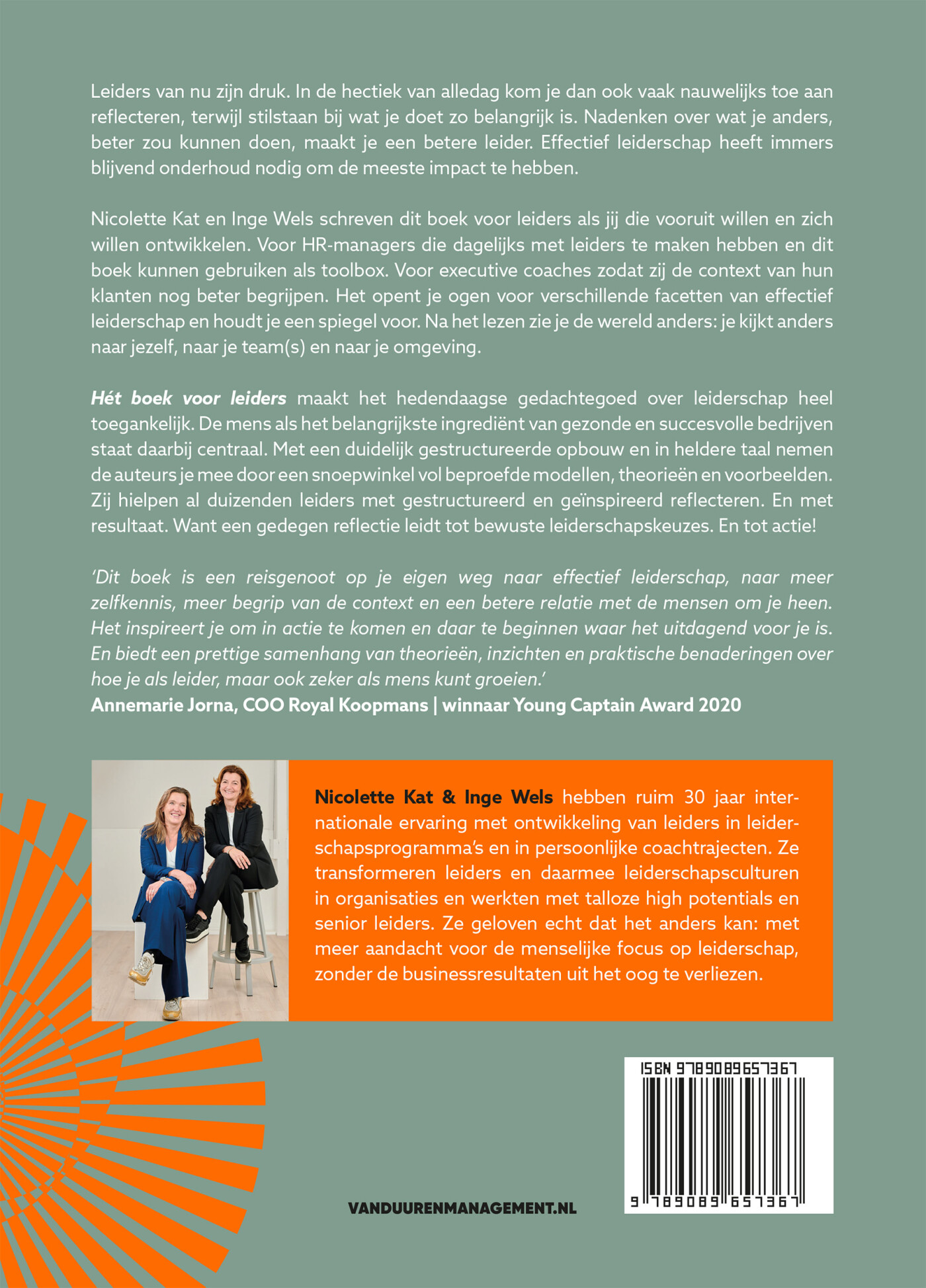 Hét boek voor leiders achterkant