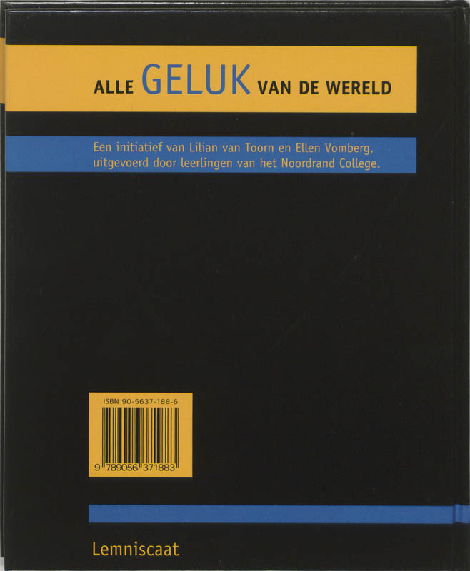 Alle geluk van de wereld achterkant