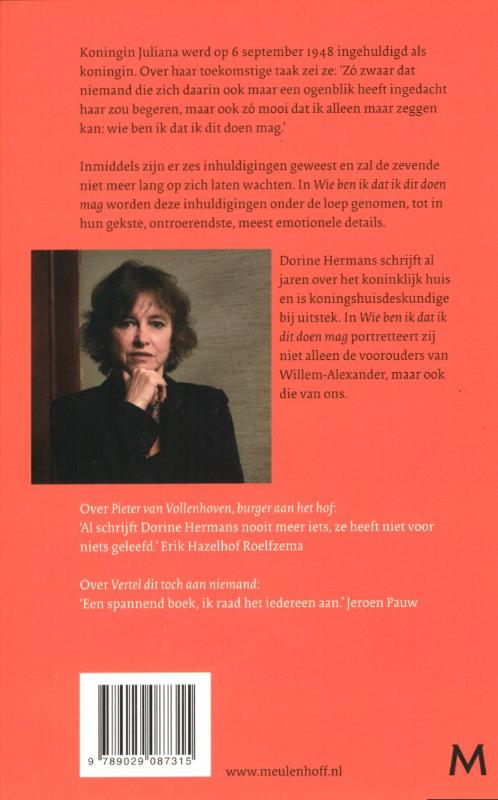 Wie Ben Ik Dat Ik Dit Doen Mag? achterkant