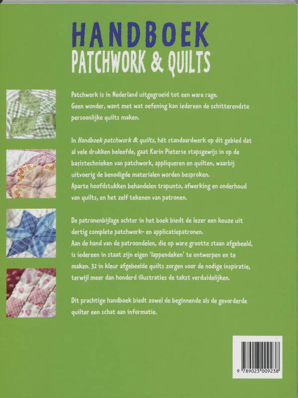 Handboek voor patchwork & quilts achterkant