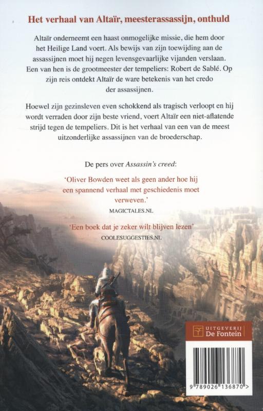 De duistere kruistocht / Assassin's Creed / 3 achterkant