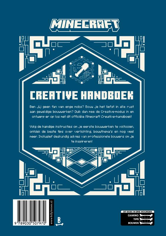 Minecraft Creative Handboek achterkant