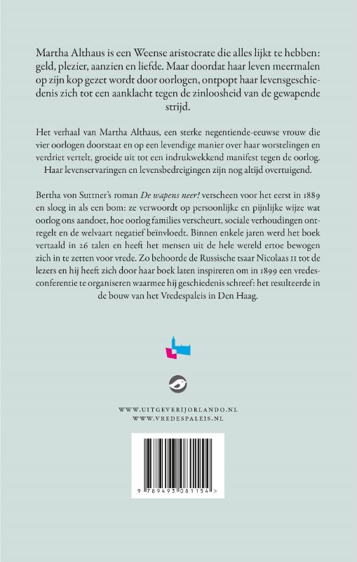 De wapens neer! achterkant