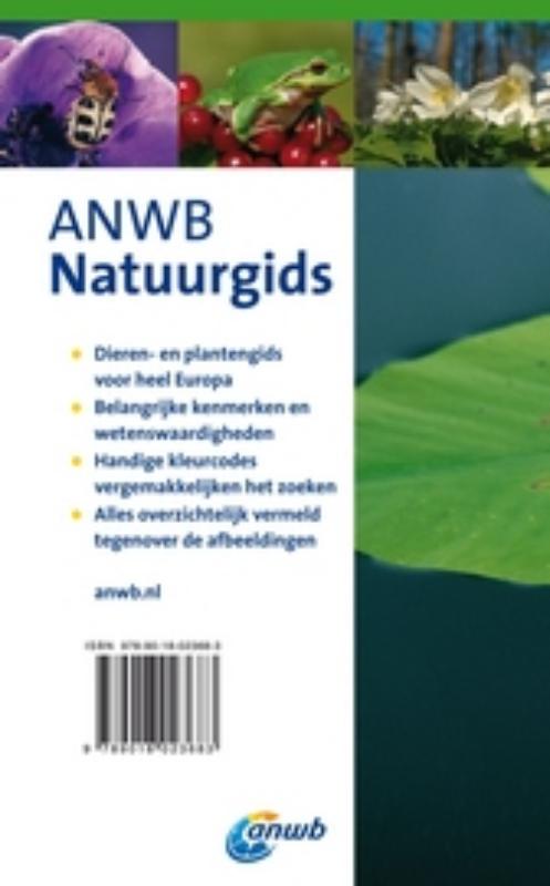 Dieren- en plantengids voor heel Europa / ANWB natuurwijzer achterkant