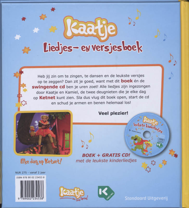 Kaatje / Lied- en versjesboek + CD achterkant