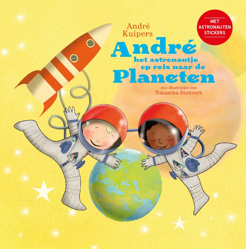 Andre het astronautje op reis naar de planeten