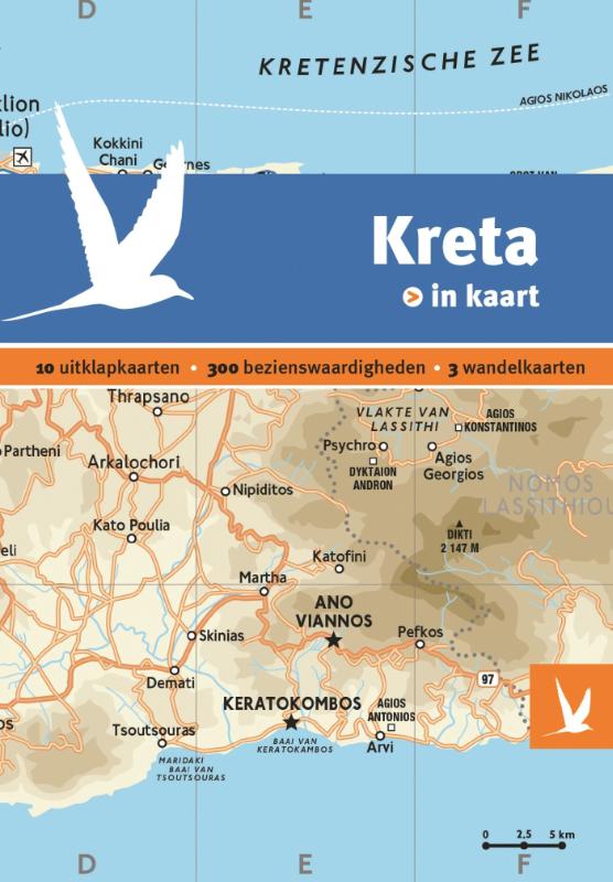 Kreta in kaart / Dominicus stad-in-kaart