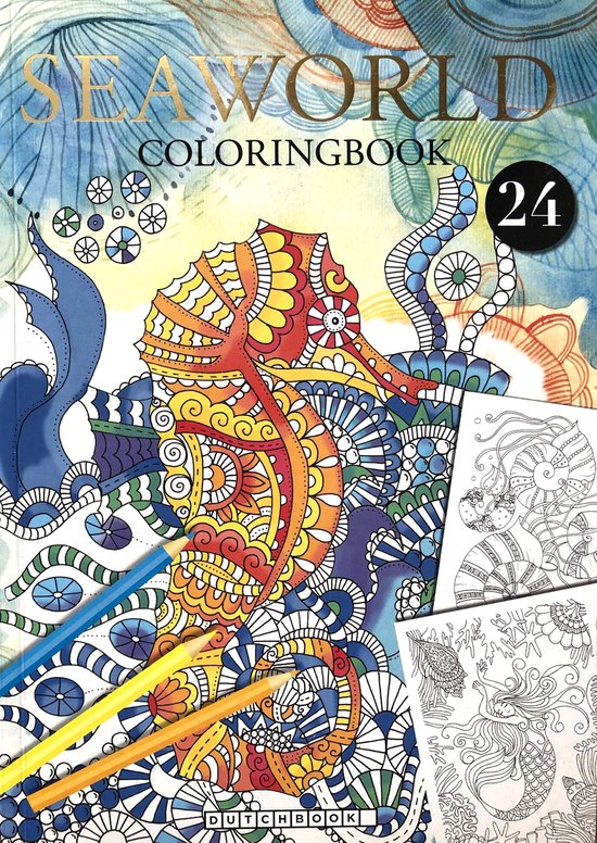 boekenbalie_8720053533295_cover SeaWorld Kleurboek voor Volwassenen | 24 Nieuwe Kleurplaat Designs | Kleurboek voor volwassen | Kleurpotloden | Stiften voor volwassen | Zeewereld kleurboek | Colouringbook