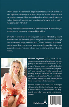 De kunst van intimiteit achterkant