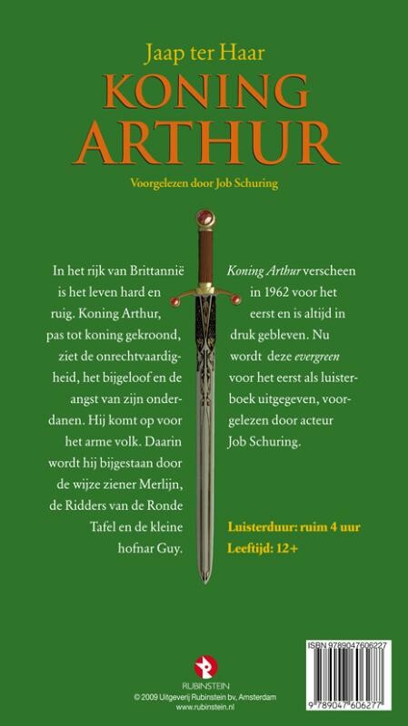 Koning Arthur achterkant