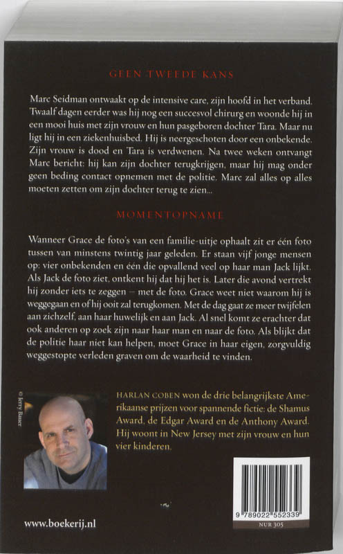 Geen tweede kans/momentopname achterkant