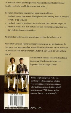 Een normaal boek achterkant