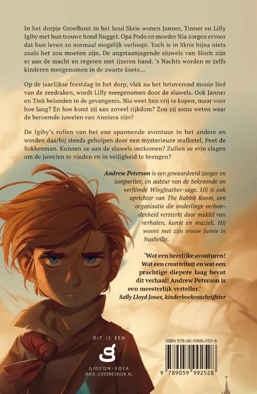 De verborgen juwelen van Anniera / De Wingfeather Sage / 1 achterkant