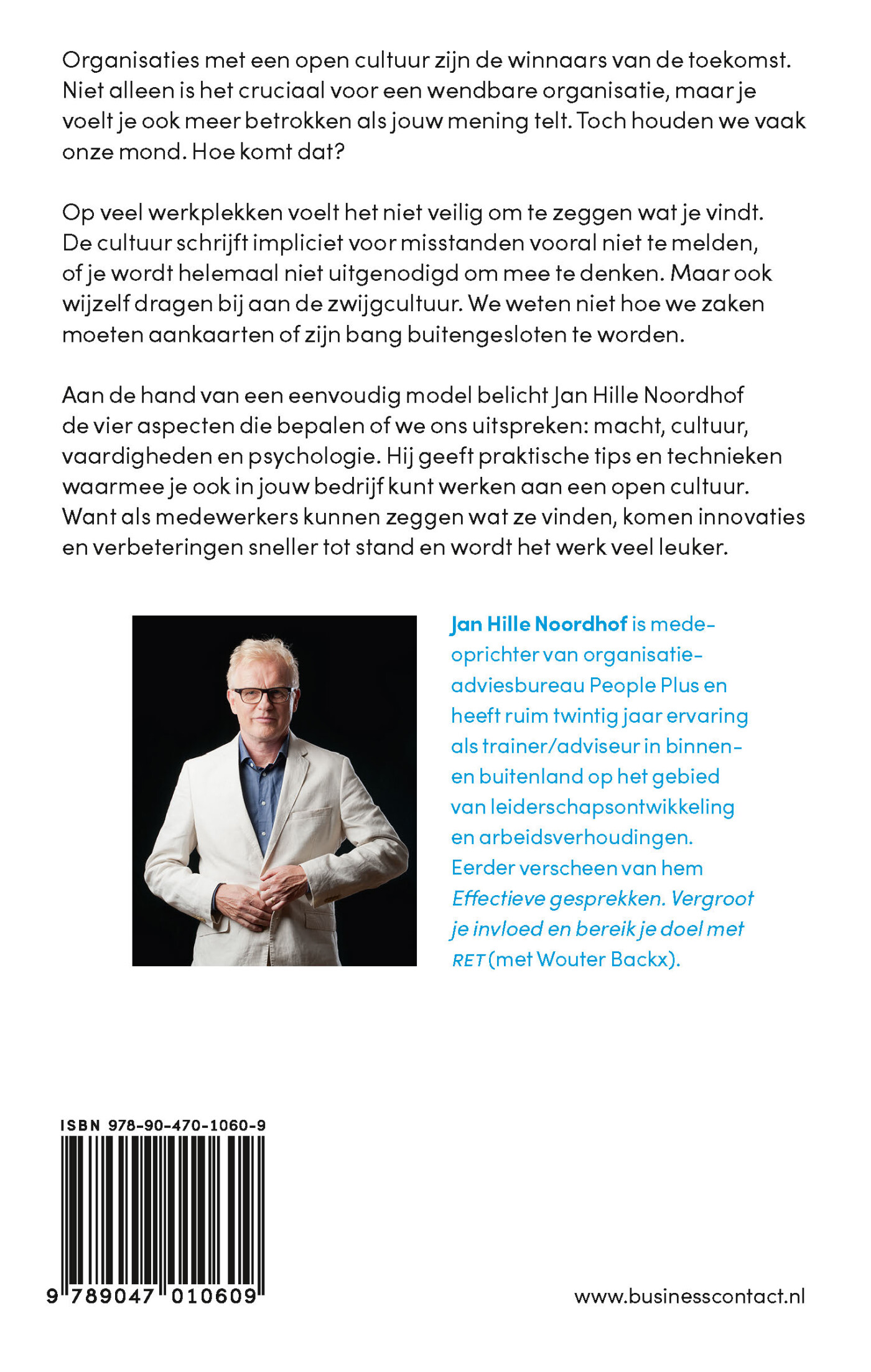 Waarom zeggen we niet wat we vinden? achterkant