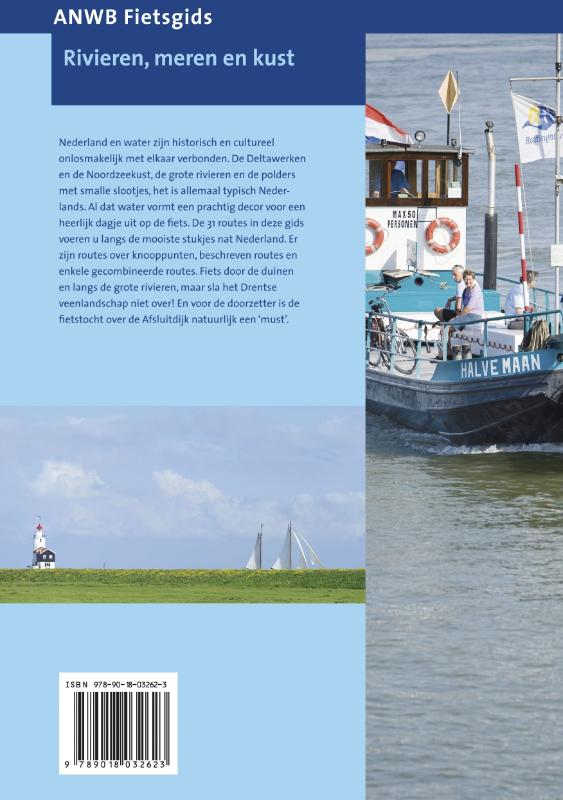 Rivieren, meren en kust / ANWB fietsgids Rivieren, meren en kust / ANWB fietsgids achterkant