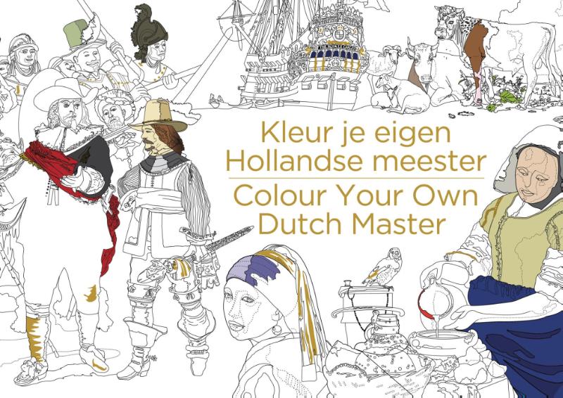 Kleur je eigen Hollandse meester/Colour your own Dutch master